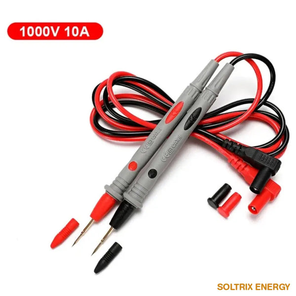 1 Pair Universal Digital Multimeter Fine Tip Lead Probe Pen 1000V 10A  High Quality Meter Wire