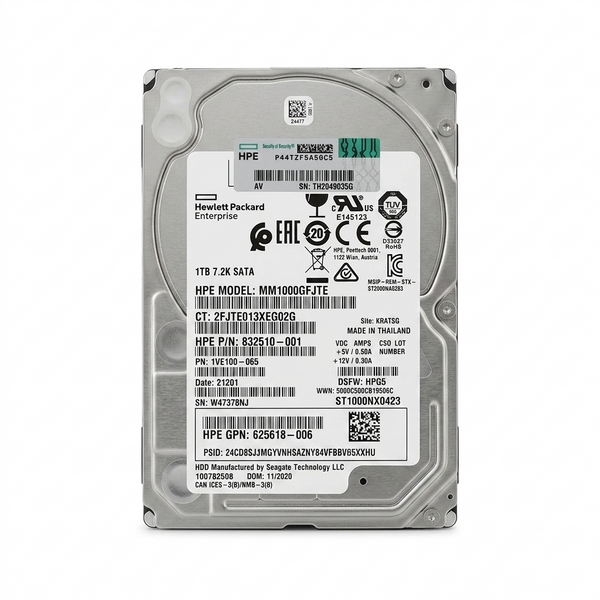 1TB Refurbished Surveillance SATA Hard Drive 3.5 Internal HDD for CCTV DVR, NVR & Desktop PC Storage