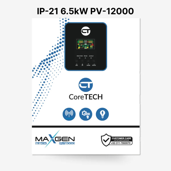 CoreTECH MaxGen 6.5kW PV12000 Solar Inverter Soltrix Energy