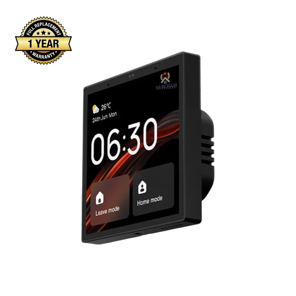 FBT-X-LC WIFI Multifunctional Touch Screen Control Panel 4 Inch In-Wall Central Voice Controller For Intelligent Smart Home